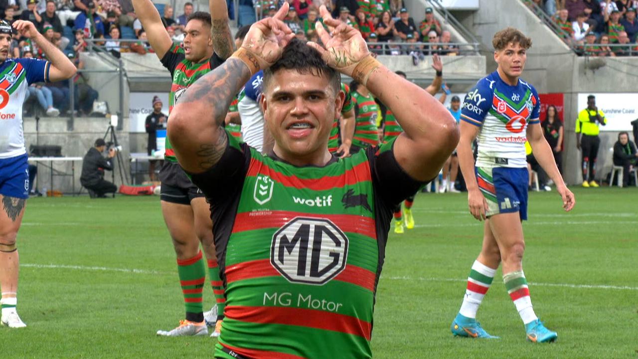 NRL 2022 South Sydney Rabbitohs v Warriors, result, Latrell Mitchell, teams, Supercoach scores