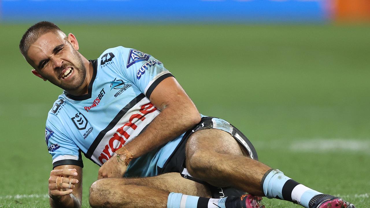 NRL 2022: The shocking tackle that has left the Sharks seeing