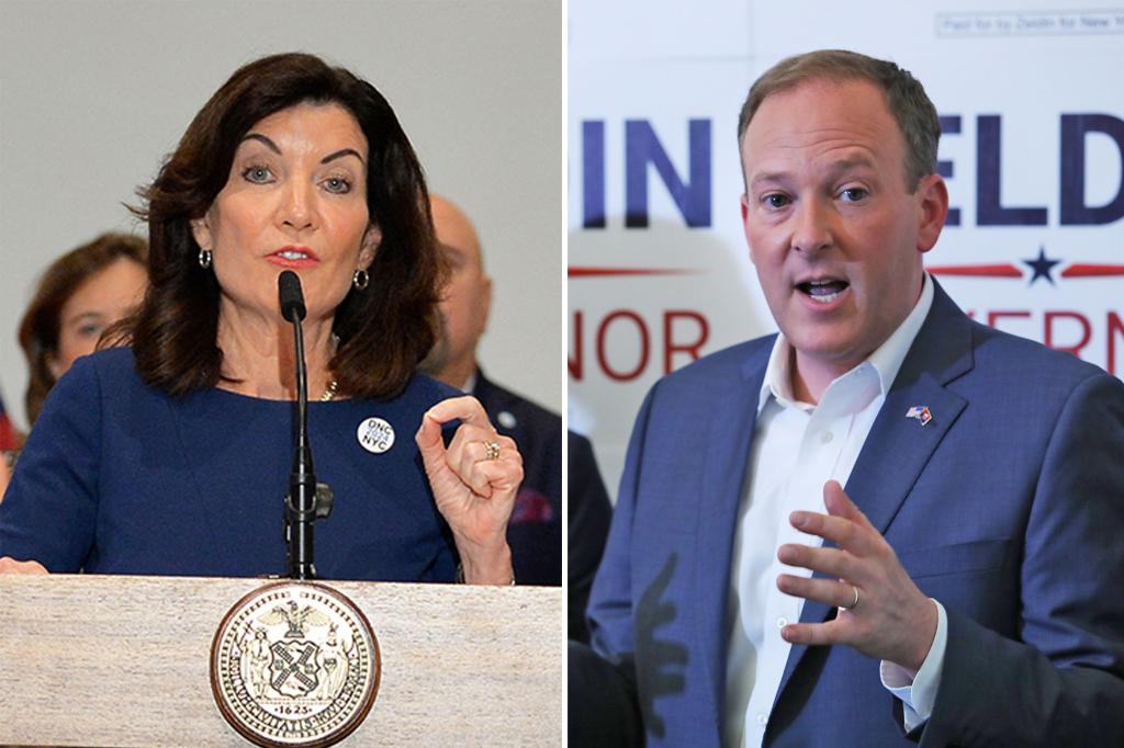 NY Gov.  Kathy Hochul leads Rep. Lee Zeldin by 14 points ahead of Nov. 8 election: Poll