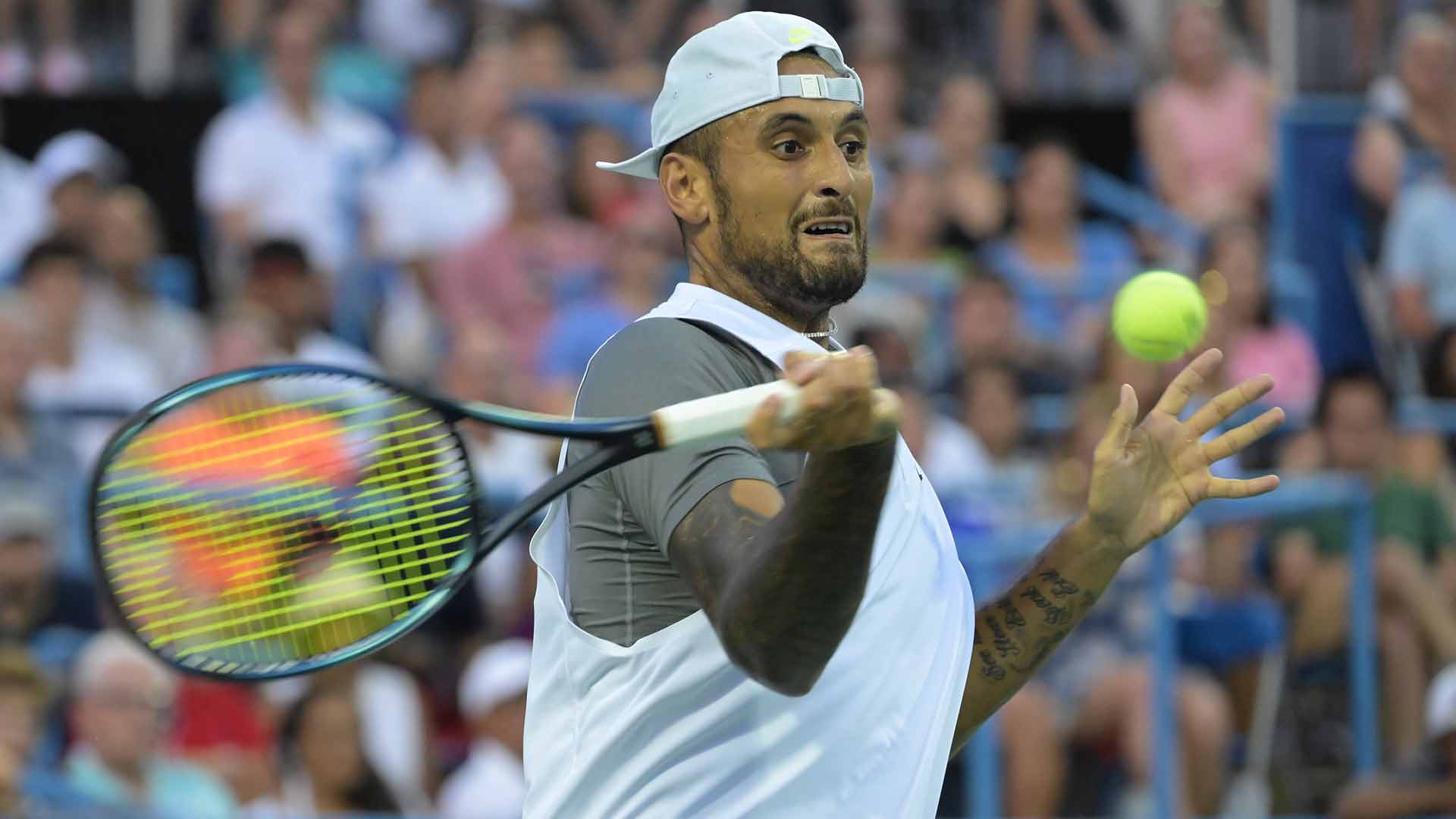 Nick Kyrgios Serves Past Mikael Ymer To Reach Washington Final |  ATP Tours