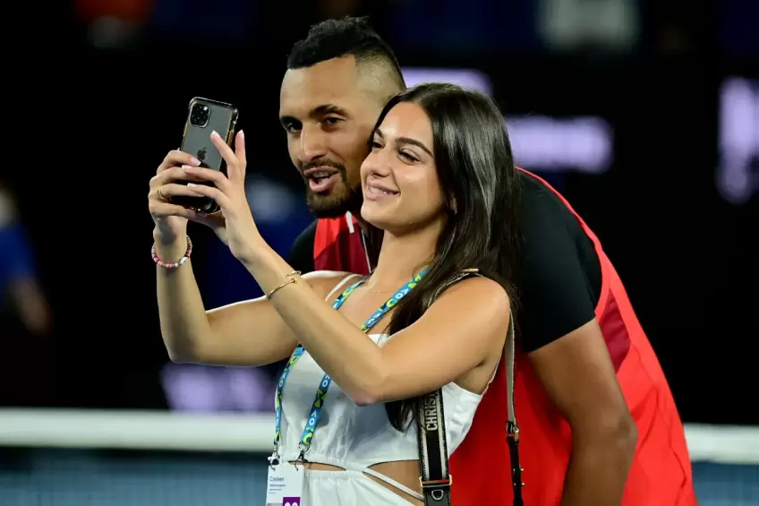 Nick Kyrgios opens up on positive impact his girlfriend has had on his career