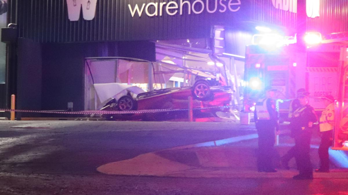 O'Connor: Driver dead after South Street smash, with Holden crashing through southern suburbs storefront