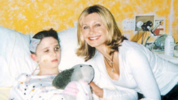 Olivia Newton John death: Picture shows Grease star with Perth girl Emily Barker during secret hospital visit