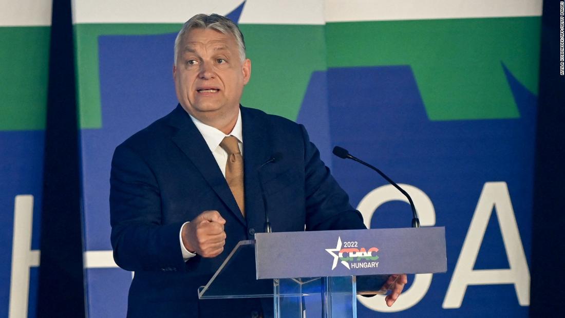 Orban addresses conservative confab in Texas, setting the stage for Trump speech this weekend