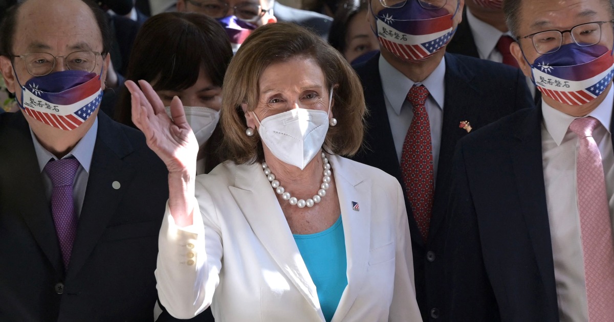 Pelosi says Taiwan trip 'worth it,' calls Xi 'a scared bully'