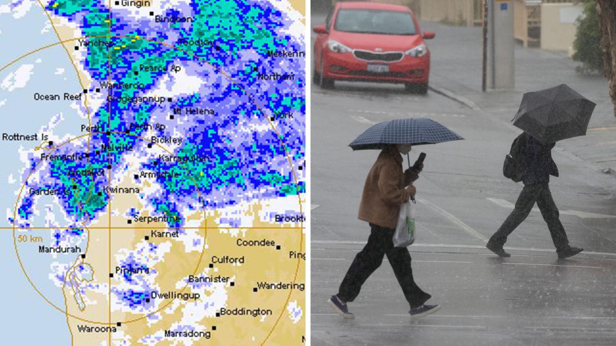 Perth weather: Storm warning as strong cold front rolls across south-west of the State