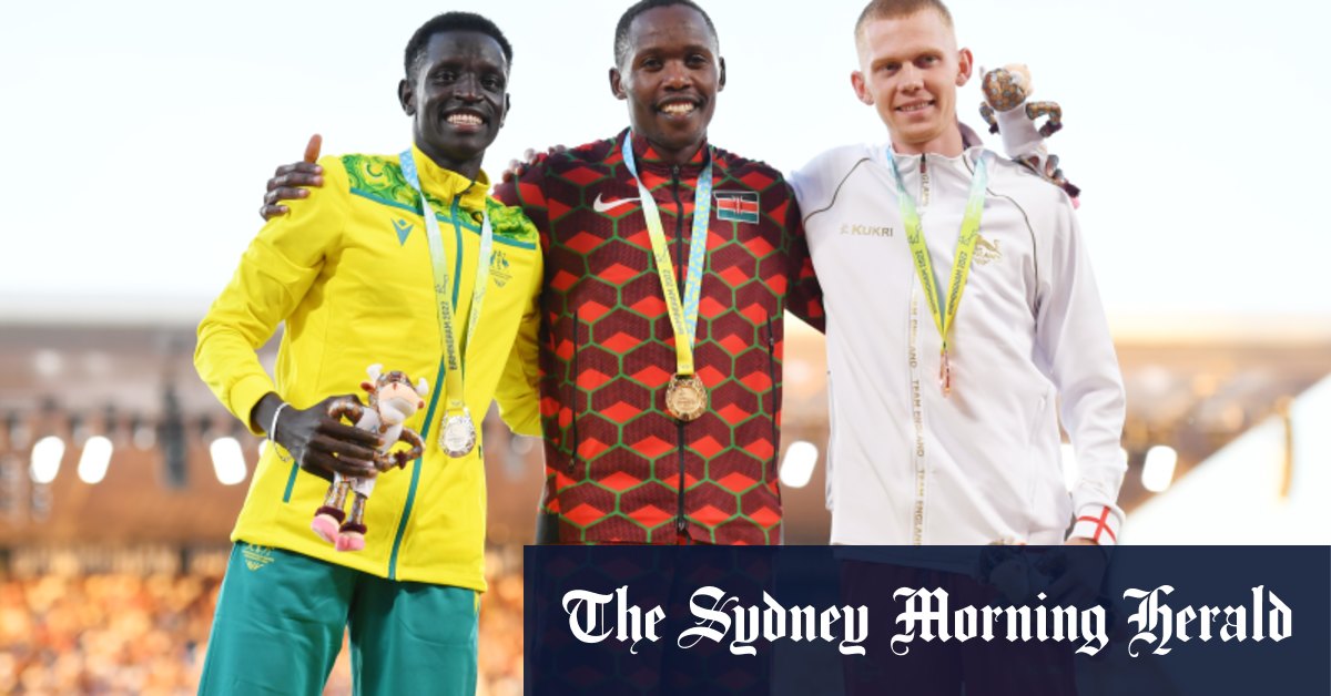 Peter Bol silver in 800m, Brooke Buschkuehl silver in long jump as Australia wins track and field