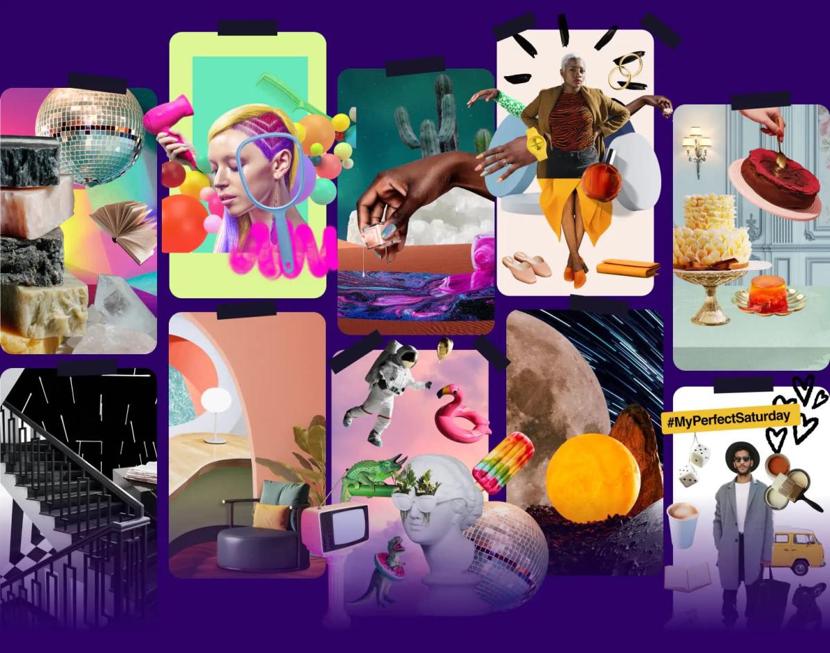 Pinterest debuts a new app, Shuffles, for collage-making and moodboards