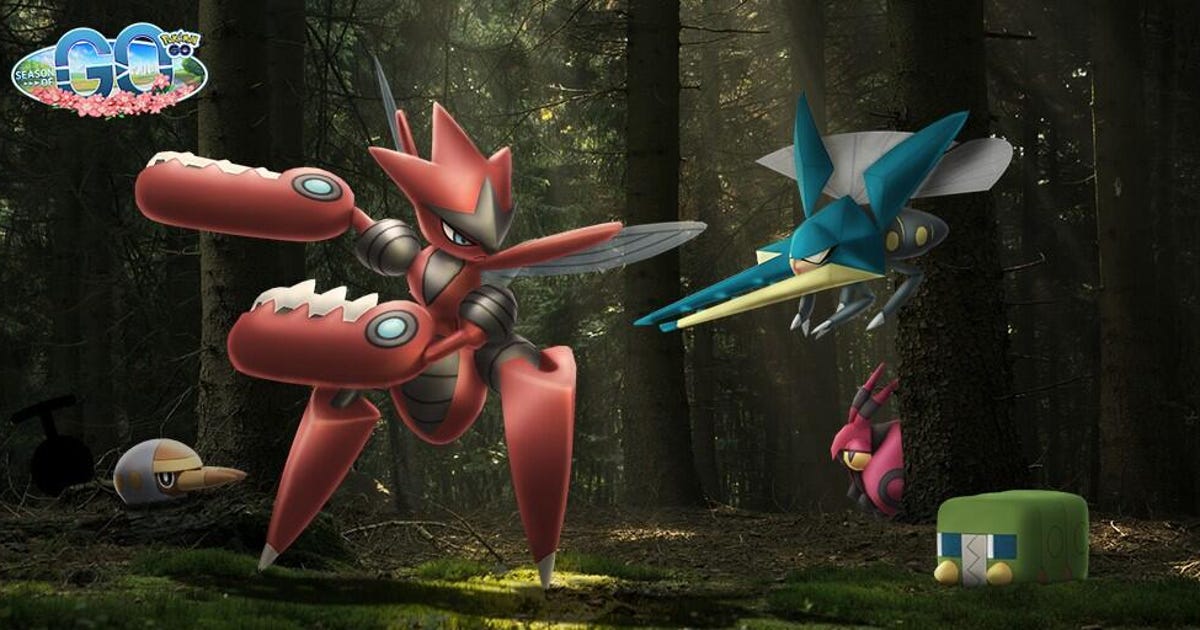 Pokemon Go's Bug Out Event Adds Mega Scizor, Shiny Venipede and More