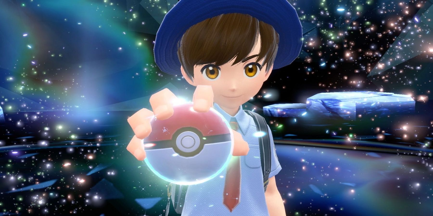 Pokemon Trainer using Terastal Pokeball
