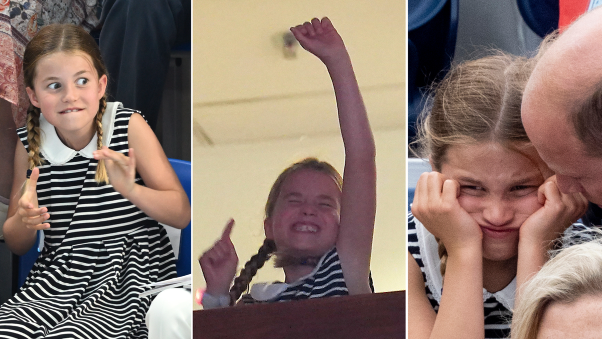 Princess Charlotte's animated display steals the show at the Commonwealth Games alongside Prince William and Kate Middleton
