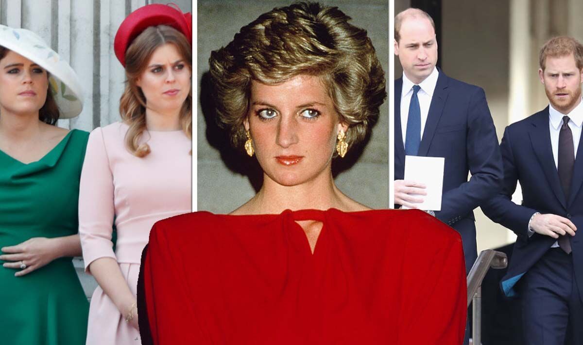 Princesses Beatrice and Eugenie banished by Princess Diana after fallout with Fergie |  Royal |  News