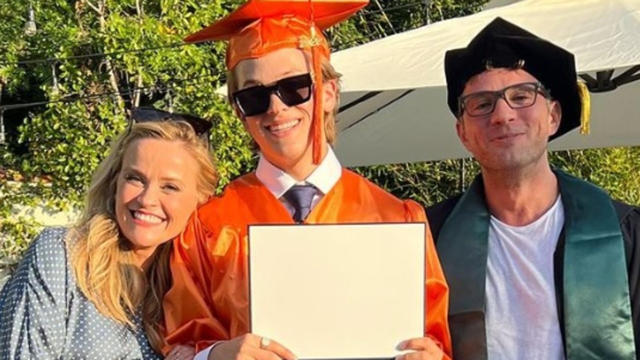 Reese Witherspoon and ex Ryan Phillippe reunite for son's high school DIY graduation