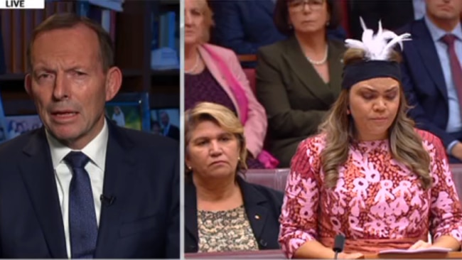 Tony Abbot said Jacinta Nampijinpa Price “knows what she’s talking about” as the debate continues about the Indigenous Voice to Parliament. Picture: Supplied.