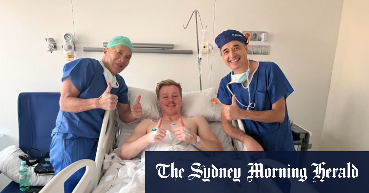 Restricted Australian neurosurgeon Charlie Teo performing surgery in Spain