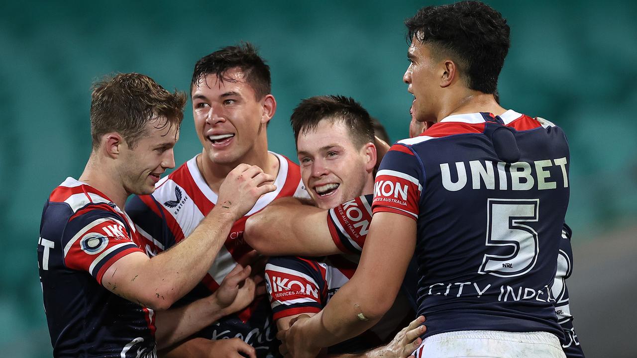 Roosters salary cap crisis, seven players earn half of cap, James Tedesco, Luke Keary, Joseph Manu, Angus Crichton