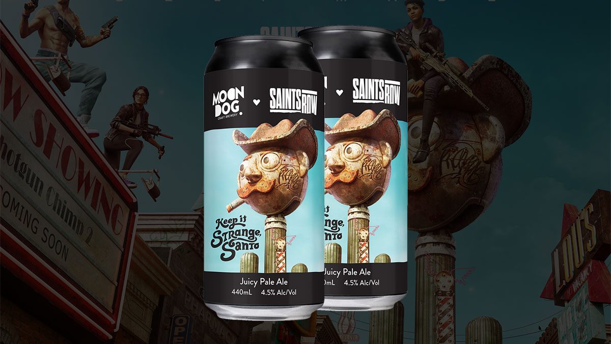 Saints Row partners with Moon Dog for limited edition pale ale