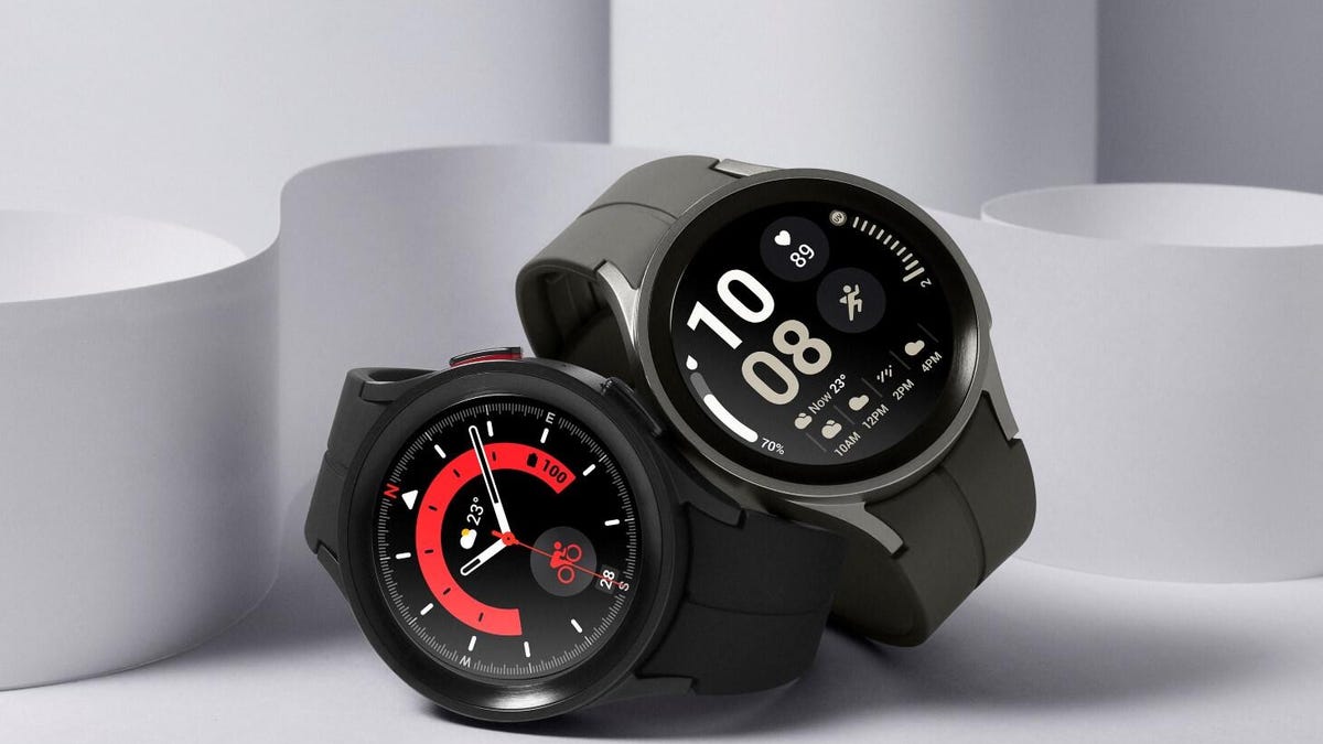 Samsung Galaxy Watch 5 and 5 Pro with enhanced health tracking and longer batteries