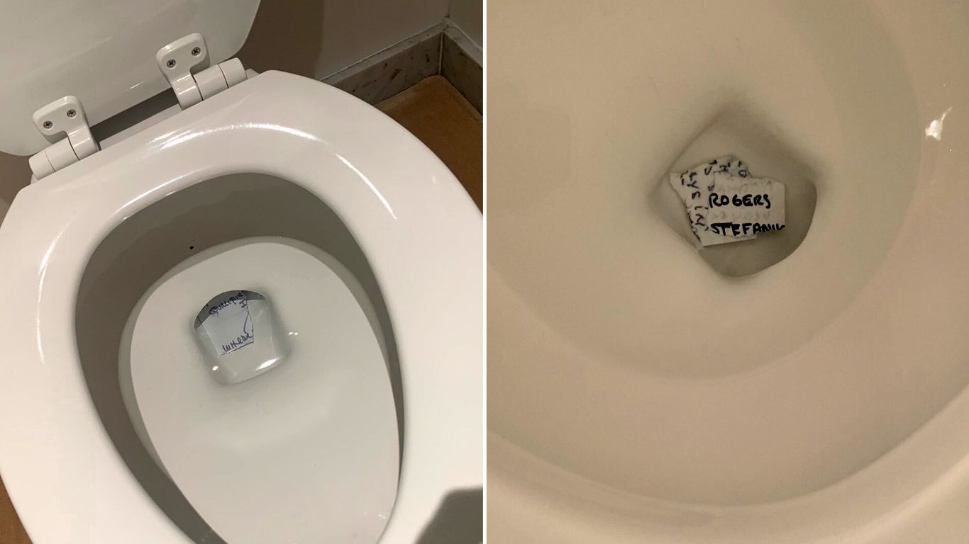See the Trump toilet photos that he denies ever existed
