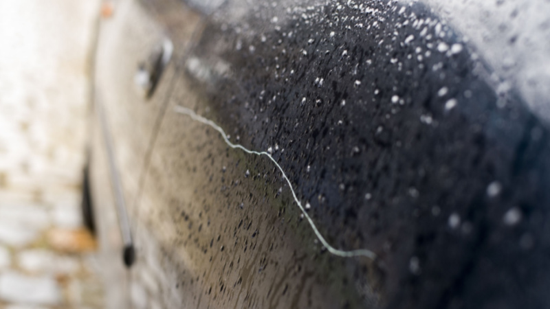 Stock images.  The transparent car coating uses sunlight to self-heal scratches (Credit: Shutterstock)
