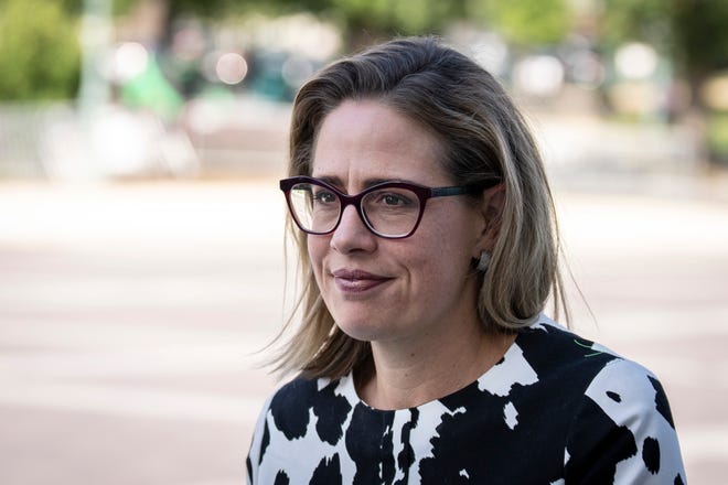 Sen.  Kyrsten Sinema, D-Ariz., ended her silence on Democrats' Inflation Reduction Act.