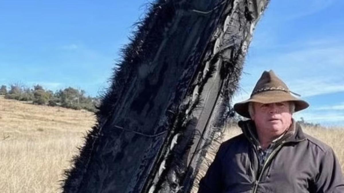 Space junk from Elon Musk's SpaceX Crew-1 craft slams onto NSW farmer Mick Miners' property