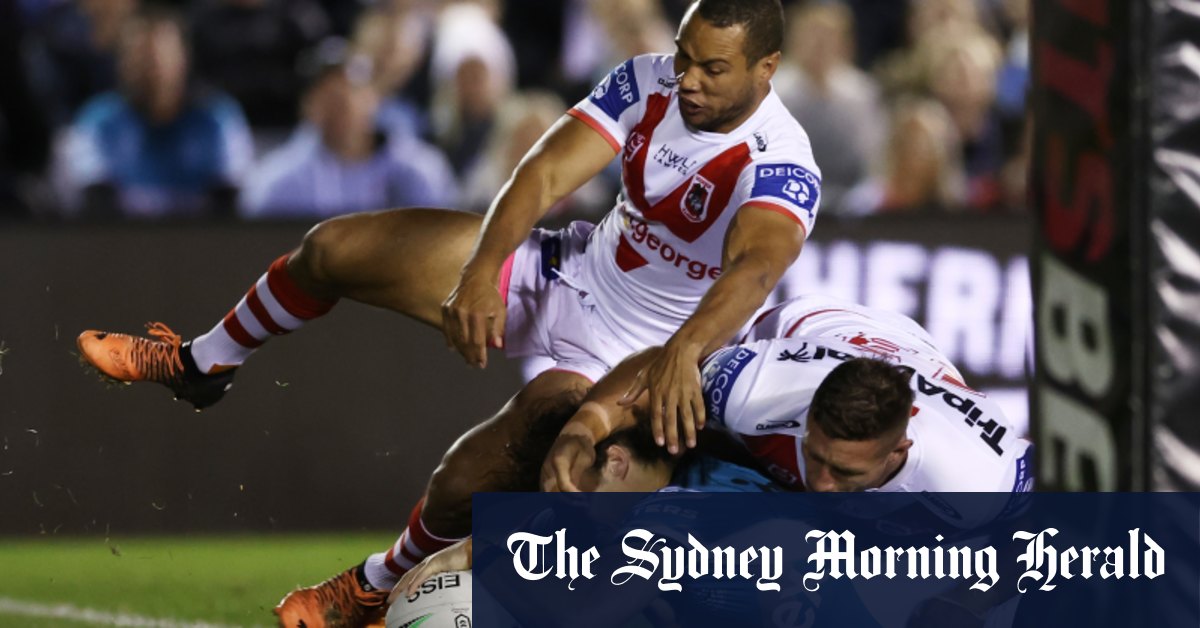 St George Illawarra Dragons' finals hopes all-but and Sims facing ban after loss to Cronulla Sharks