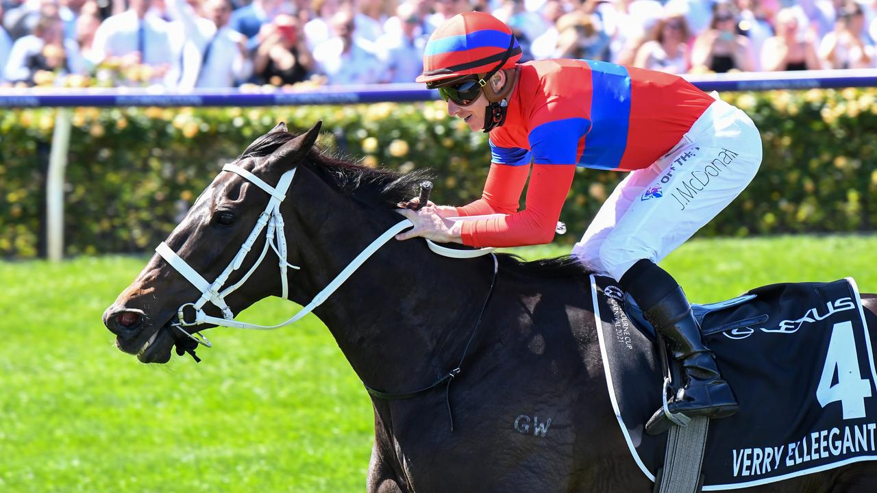 Verry Elleegant is edging closer to her European debut.  Picture: Reg Ryan-Racing Photos via Getty Images