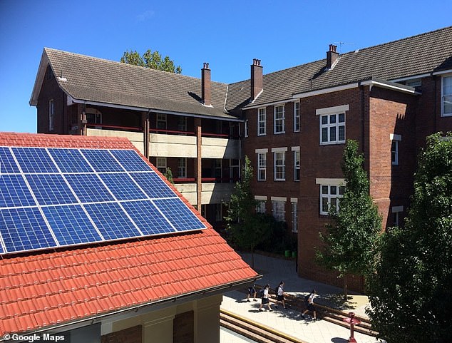 The incident that killed the stone mason occurred at Fort St High School (pictured) at Petersham in Sydney's inner west