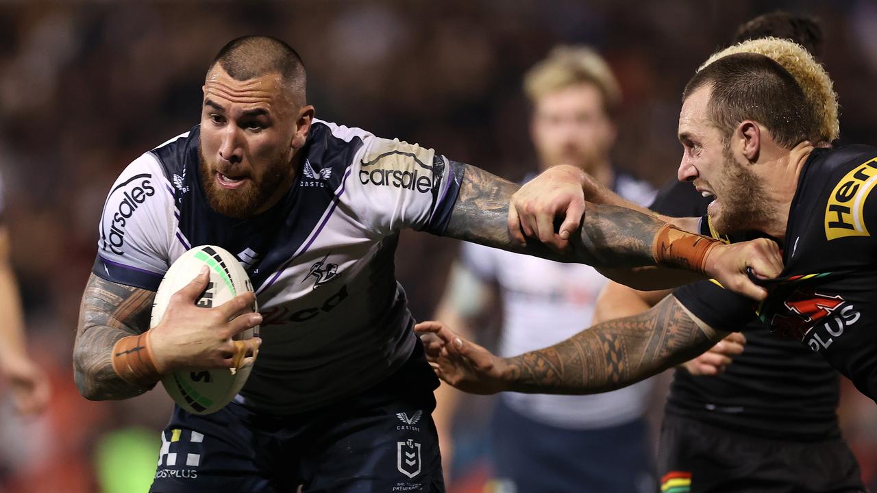 Nelson Asofa-Solomona was at his destructive best against Penrith. Picture: Cameron Spencer/Getty Images