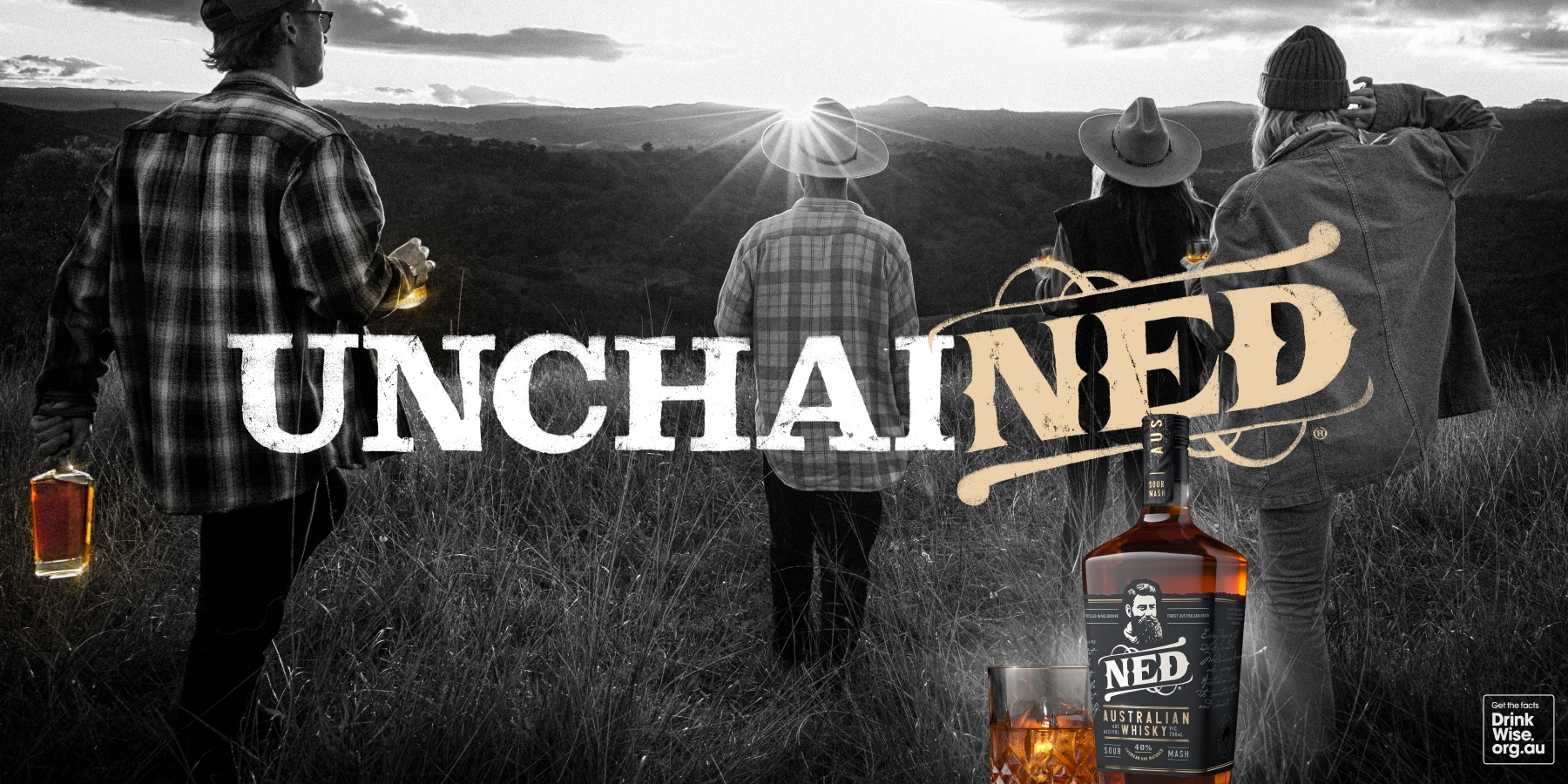 Stratosphere And AJF Team Up For NED Australian Whiskey Campaign