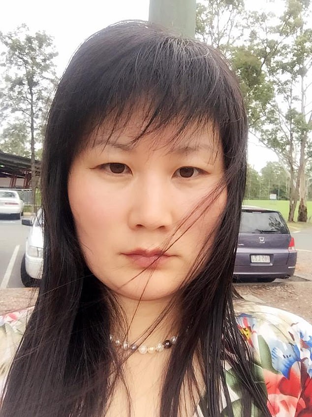 Jifeng Liu (pictured), known as Eileen, 47, and her son Sam, in his early 20s were found dead inside their home in Brisbane's south