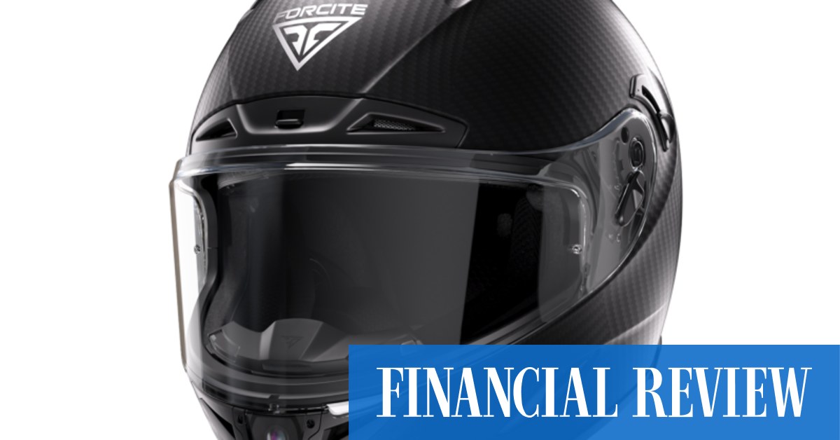 Sydney's Forcite motorbike helmet sees accidents before they happen and resonates with riders worldwide