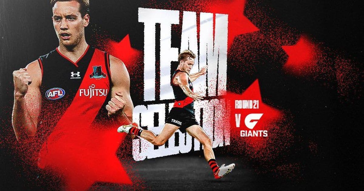 Team selection: Round 21