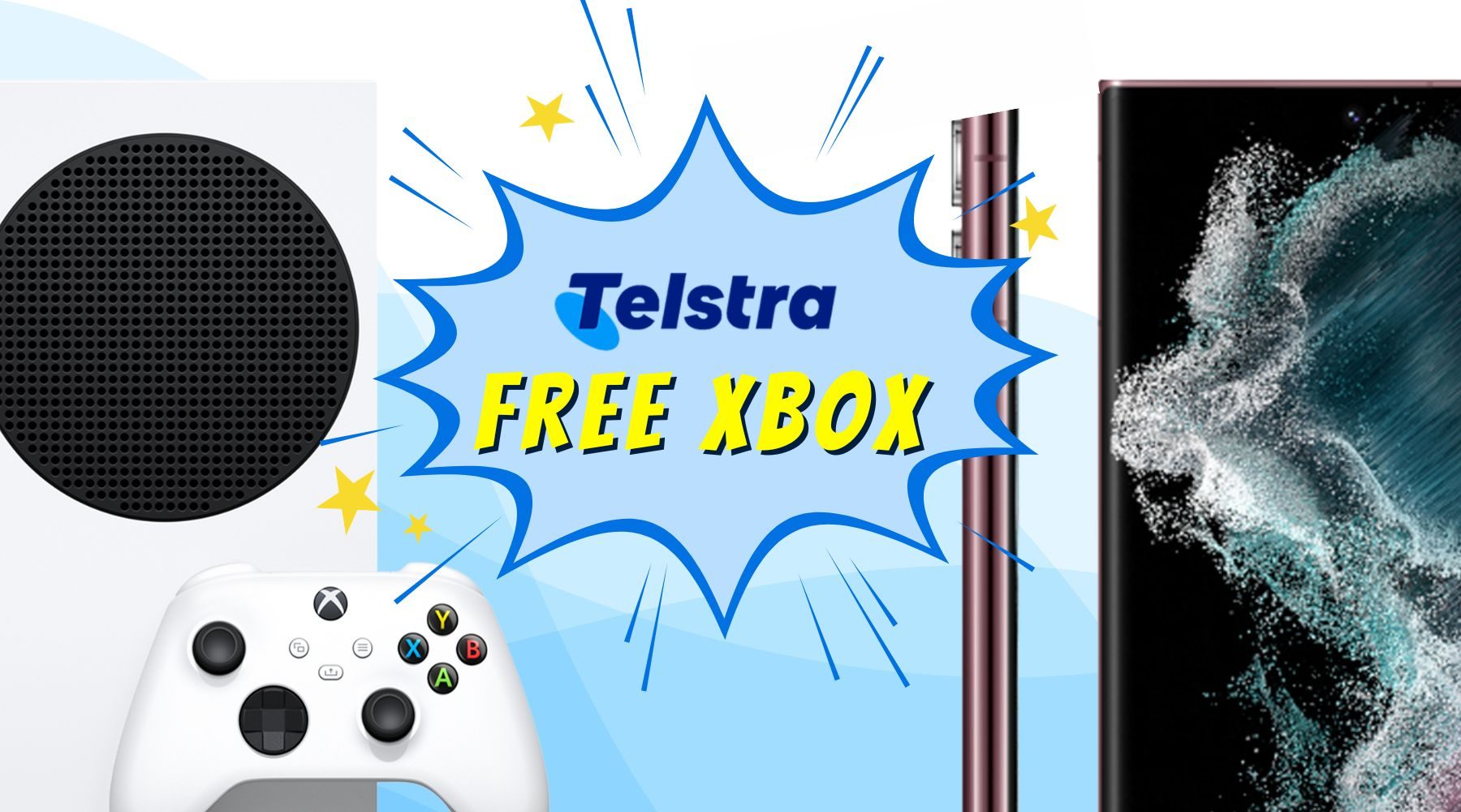 Telstra Day sale: Score a free Xbox with any Samsung S22