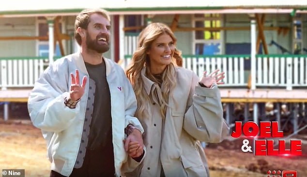 The Block's executive producer has accused 'quitters' Joel Patfull and Elle Ferguson (pictured) of throwing in the towel because they couldn't handle 12 weeks on a building site