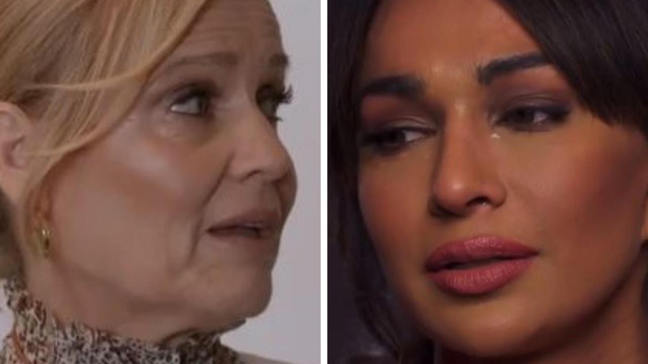 The Block judge Shaynna Blaze leaves contestant Sharon in tears