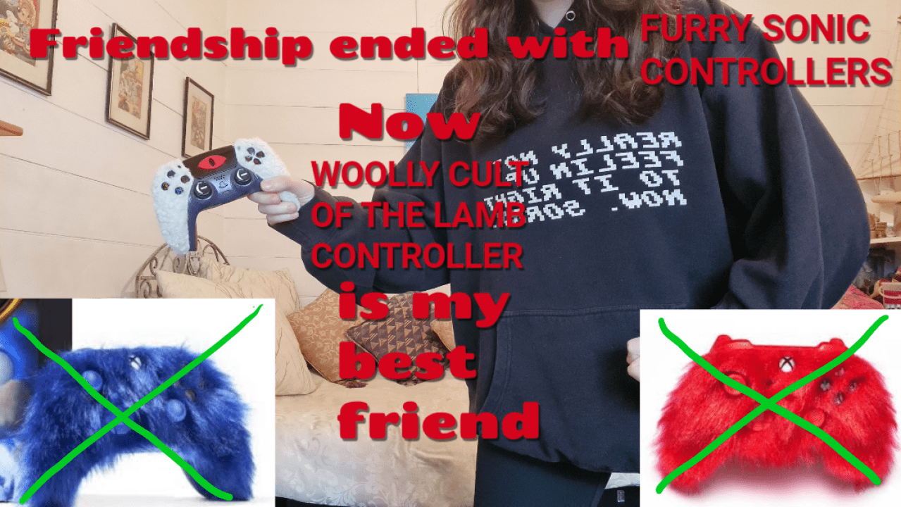 The Cult Of The Lamb PS5 Controller Is Very Nice, Very Evil