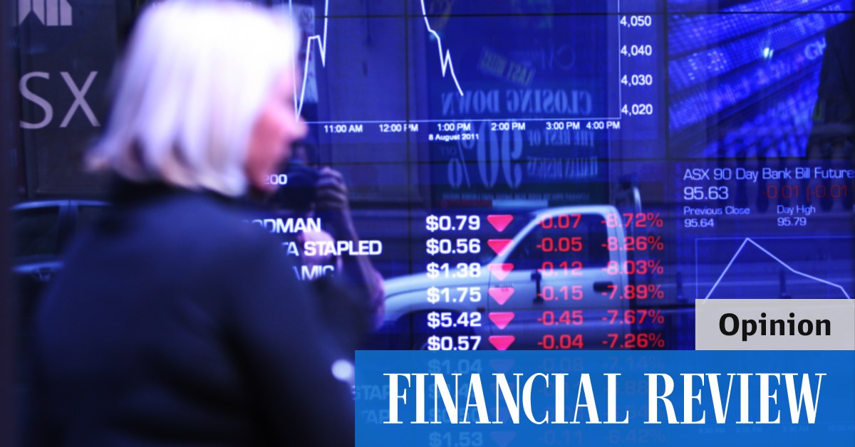 The market is in a 'things can't get any worse' rally