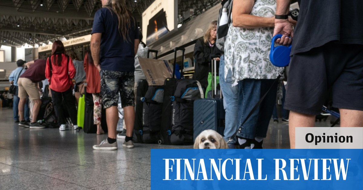 The nightmare of today's air travel