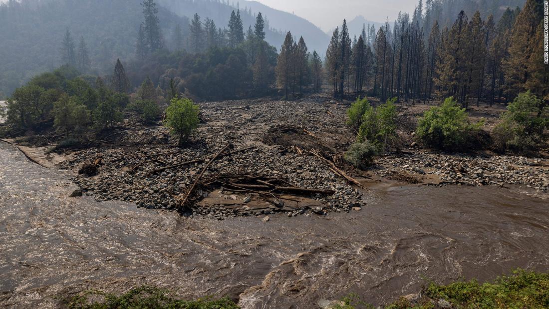 Thousands of dead fish are washing up along a California river.  It's because of a massive wildfire and flash floods, the Karuk Tribe says