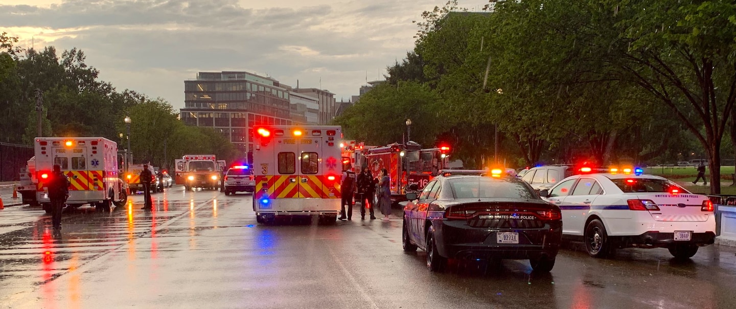 Three dead after lightning strike near White House on Thursday