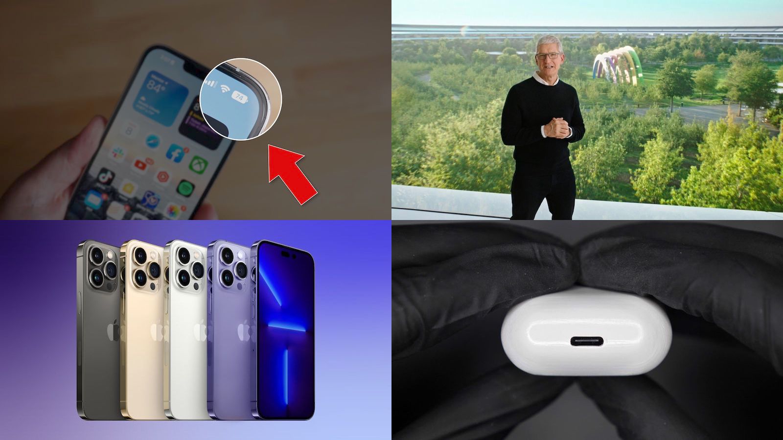 Top Stories: New Battery Percentage Icon in iOS 16, USB-C AirPods Rumor, and More