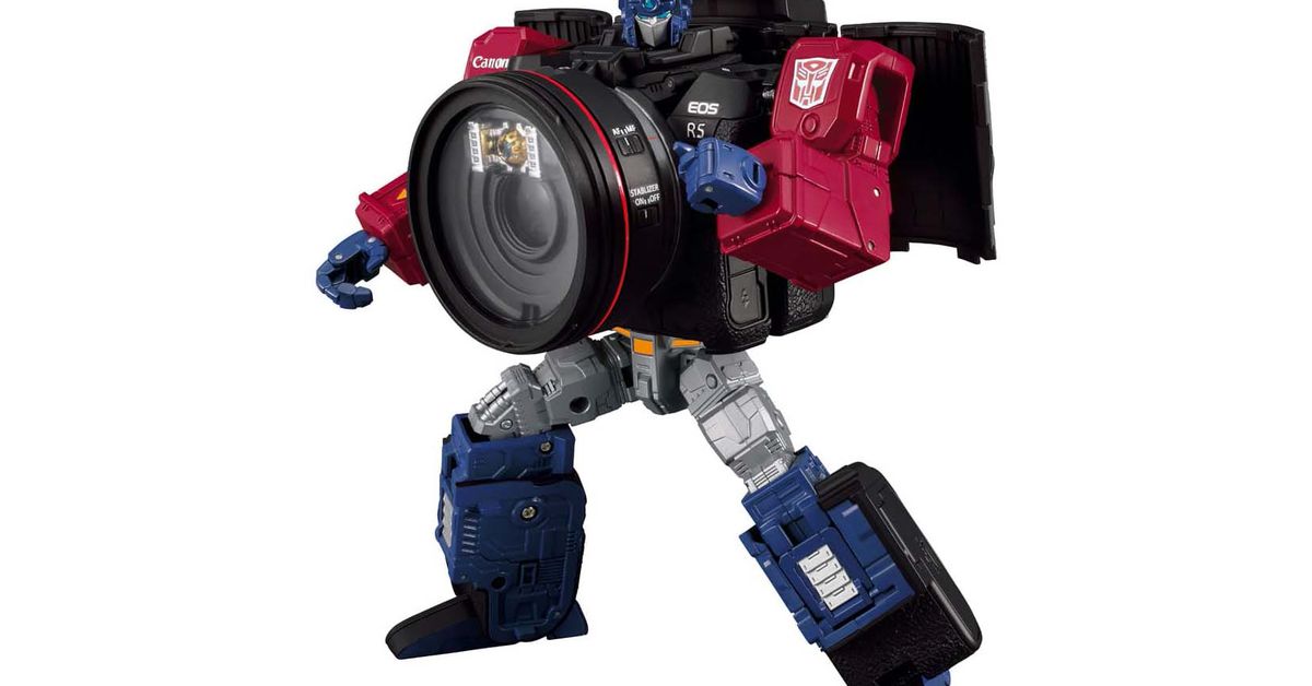 Transformers gets the Canon cameras crossover we didn't know we wanted