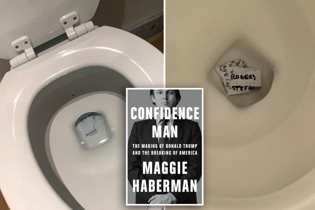 Trump team tried to flush documents, Haberman book claims