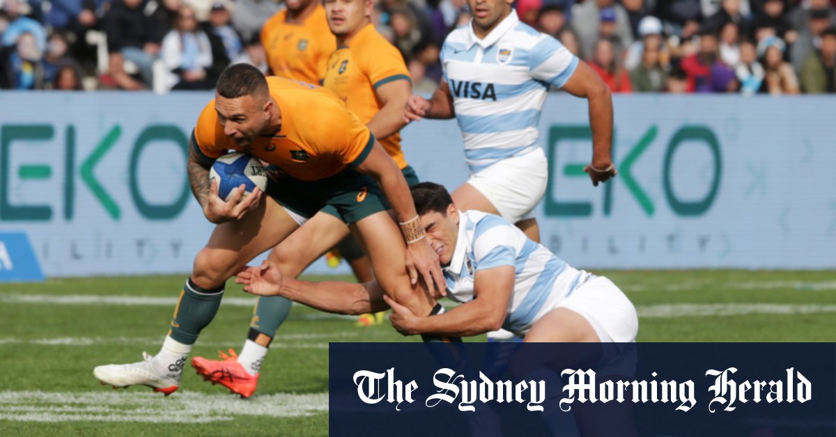 Wallabies five-eighth Quade Cooper injured in Australia win over Argentina