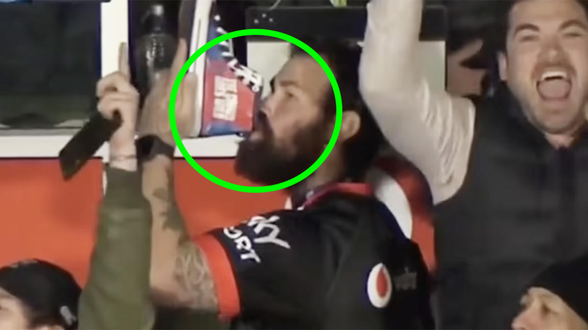 Warriors' shoey' fan cops life ban sparking outcry