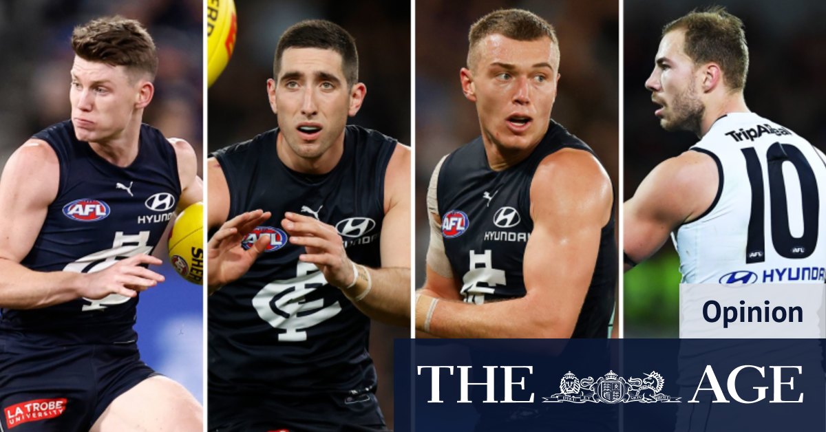 What Sam Walsh, Patrick Cripps, Harry McKay and Jacob Weitering must do to take their game to the next level