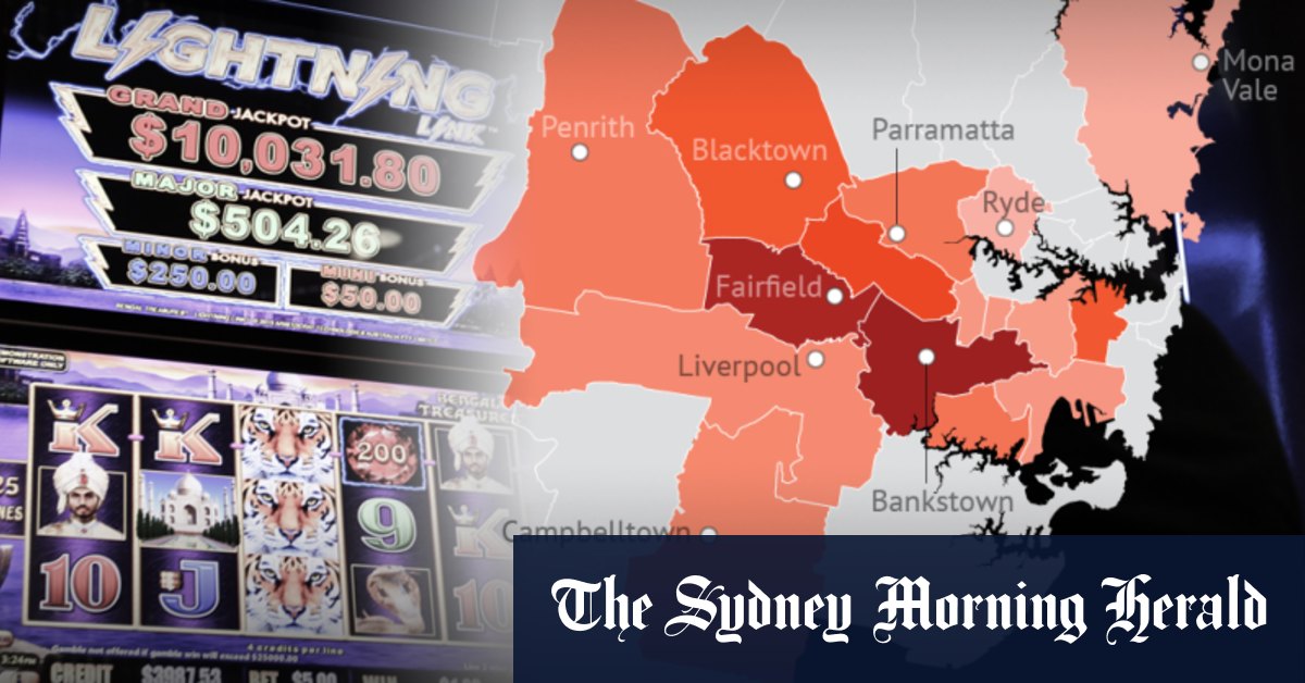 Which Sydney suburbs gamble the most?