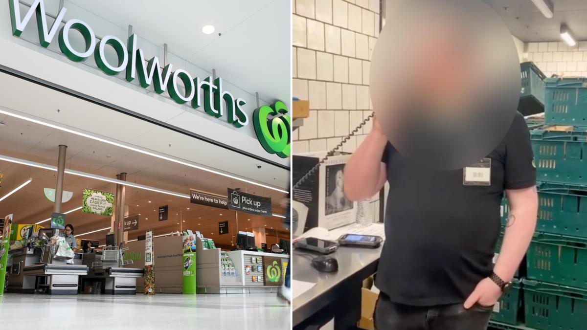 Woolworths supermarket employee slammed over 'unprofessional' loudspeaker message on his very last day